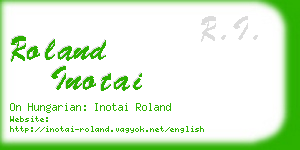 roland inotai business card
